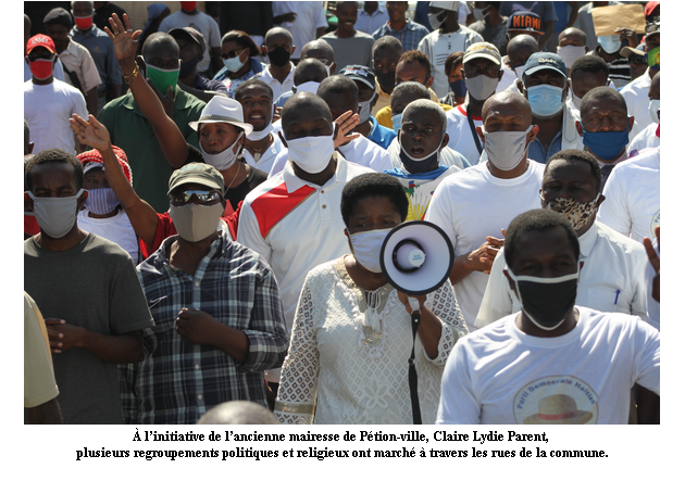 Marche pour la délivrance d’Haïti à Pétion-ville